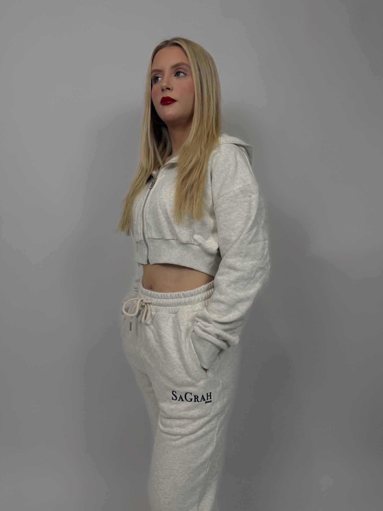 トレーナー+スウェット melt the lady cropped jersey ll Lazy Day Cropped Sweatshirt Set – The Obsessions Boutique