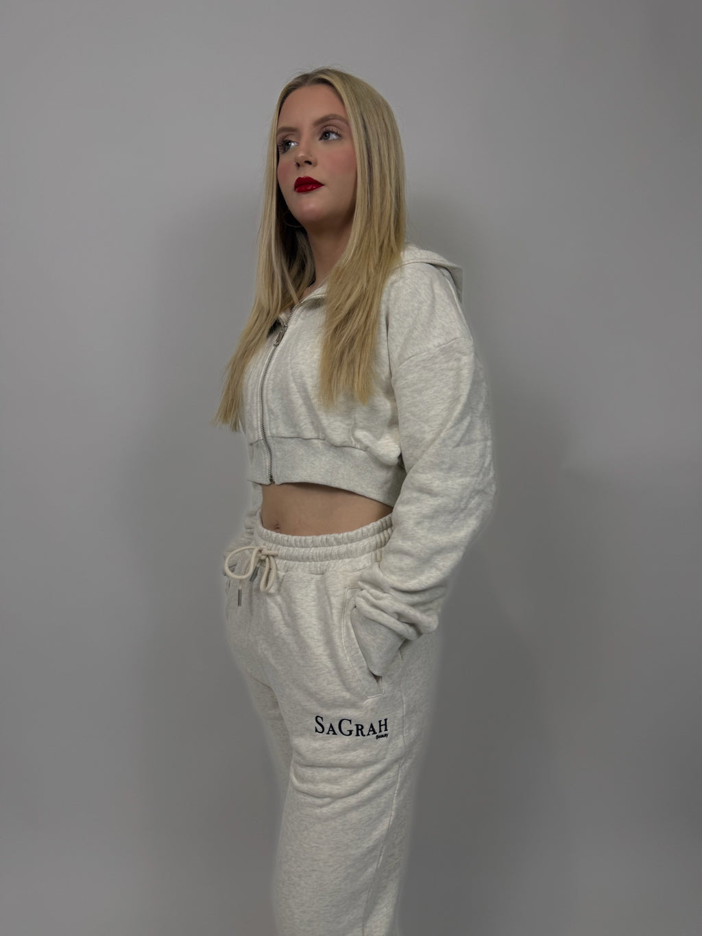The Jersey Girl Set Cropped Hoodie
